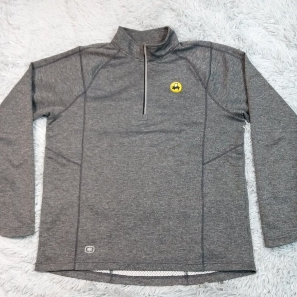 Ogio Endurance Womens Sweatshirt Gray XL 1/4 Zip Athletic Workout Activewear